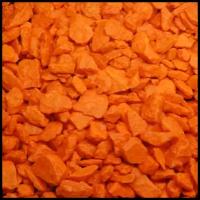 Декоративный щебень 17 кг оранжевый фр.5-10 мм - 1шт