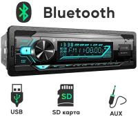 Автомагнитола изменяемая подсветка с поддержкой SD, AUX, USB, Bluetooth - Aura AMH-450BT 1din