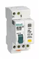 Автоматический выключатель дифференциального тока 1Р+N 10А 30мА тип AC х-ка С ДИФ-102 нов. 4,5кА