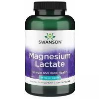 Magnesium Lactate 84 мг (Лактат Магния) 120 капсул (Swanson)