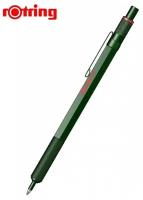 Ручка шариковая Rotring 600 2114263 0.5мм корпус сталь зеленый черные чернила