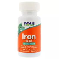 Железо Now Iron 18 mg 120 капс