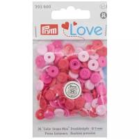 393600 Кнопки ColorSnapsMini имитация стежка Prym Love, розовый 36шт Prym