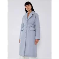 Пальто ZARINA женское 2162404104, цвет:серо-голубой,размер:42