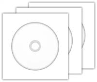 Диск DVD-R Ritek 4,7Gb 16x Printable Ritek, в бумажном конверте с окном, 3 шт