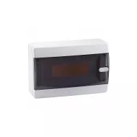Распределительный шкаф OptiBox P, 12 мод., IP41, навесной, пластик, прозрачная черная дверь | код. 145776 | КЭАЗ