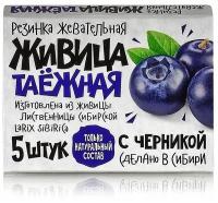 Живица таежная смолка жевательная N5 С черникой