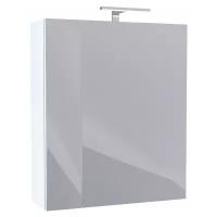 Шкаф-зеркало, 50 см, двухдверный, белый, New Mirro, IDDIS, NMIR502i99