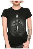 Футболка DreamShirts Studio Дэвид Боуи - David Bowie Женская черная XL