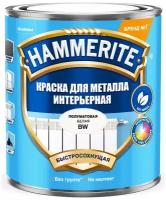 Краска Hammerite для металла интерьерная полуматовая белый 0.9 л