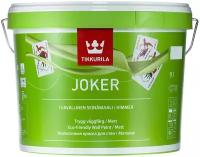 Краска акриловая Tikkurila Joker влагостойкая моющаяся матовая бесцветный 9 л