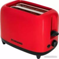 Тостер Starwind ST7003 красный/черный