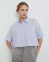 Рубашка с коротким рукавом Gloria Jeans GWT003645 голубой женский M (44-46)