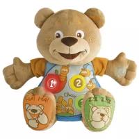 Игрушка мягкая развивающая двуязычная Chicco Говорящий мишка Teddy для малышей от 6 месяцев до 3 лет на английском и русском языках