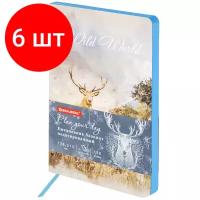 Ежедневник BRAUBERG Wild World 112027 недатированный на 2022 год, А5, 136 листов