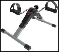 Велотренажер с дисплеем/ складной/ напольный для дома/ мини домашний/мини велотренажер для похудения и реабилитации