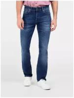 Джинсы мужские F5 09348, Blue denim QY6187 str, w.medium 30/34