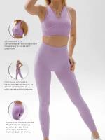 Спортивный костюм VALIANCE BODY, размер M, белый, фиолетовый