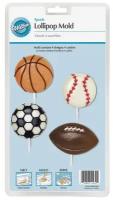 Молд для шоколада/мастики Спортивные мячи Sports lollipop mold Wilton 2115-4432