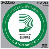 D'ADDARIO NW066 - одиночная струна для электрогитары