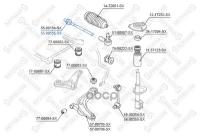 STELLOX 5500155SX 55-00155-SX_тяга рулевая левая! Mitsubishi Space Wagon III 2.4GDi 00>