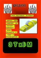 Строп текстильно петлевой (Чалка) 3,0т х 6,0м 6:1