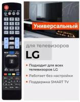 Универсальный пульт для телевизоров LG. Подходит для Всех LG Smart TV (LCD, LED TV)