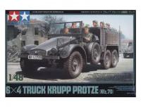 TAMIYA Машина 6х4 Krupp Protze (Kfz.70) с восьмью фигурами (1:48)