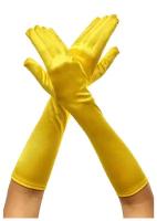 Перчатки ниже локтя (Цв: Желтый )