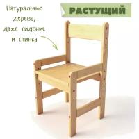Детский деревянный растущий стул для детей ДС-260