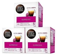 Кофе в капсулах Nescafe Dolce Gusto Espresso, 16 кап. в уп., 3 уп