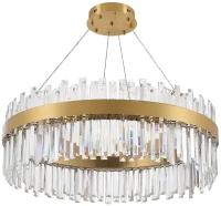 Потолочный светильник Natali Kovaltseva LED LAMPS 81272, 160 Вт, кол-во ламп: 1 шт., цвет арматуры: золотой, цвет плафона: золотой
