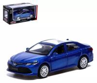 Машина металлическая TOYOTA CAMRY, 1:43, инерция, открываются двери, цвет синий (1 шт.)