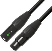 Кабель микрофонный XLR F / XLR M для микрофона микшера (GCR-XLRMF), черный, 1.5м