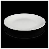 Тарелка обеденная White Label, d=20 см, цвет белый