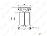 Подшипник ступицы к кт LYNXAUTO WB1456