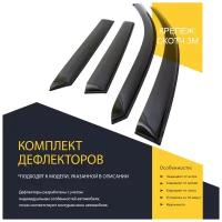 Дефлекторы боковых окон Renault Sandero 1 поколение / 2009-2014 / хэтчбек