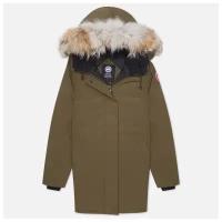 Женская куртка парка Canada Goose Victoria оливковый, Размер S