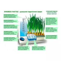 Гидропонная грядка Луковое Счастье выращиватель зелёного лука на подоконнике