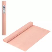 Цветная бумага крепированная в рулоне BRAUBERG FIORE, 50х250 см, 1 л., 180 г/м2 1 л., нежно-розовый (17a2)