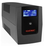 Интерактивный ИБП DKC INFOLCD1200I черный 720 Вт