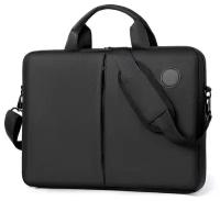 Сумка для ноутбука 15.6 Размер сумки: Ширина 41См Глубина 6См Высота 30См Цвет черный Длина плечевого ремня: 120См