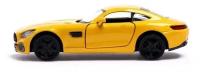 Машина металлическая MERCEDES-AMG GT S, 1:32, открываются двери, инерция, цвет жёлтый (1 шт.)