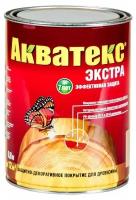 Акватекс-Экстра защитно-декоративное покрытие для древесины алкидное полуглянц, орех (0,8л) new