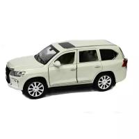 Машинка Lexus LX570 масштабный модель 1:24 металлический, белый