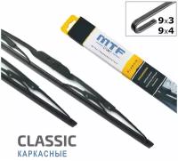 Щётки стеклоочистителя для AC Ace родстер 1953-1963, дворники MTF Light CLASSIC каркасные комплект - водительский 400 мм, пассажирский 400 мм