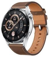 Умные часы Huawei GT 3 JPT-B19 Stainless Steel-Brown Leather 55026973