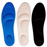 ONLITOP Стельки для обуви, универсальные, амортизирующие, 40-46 р-р, пара, цвет микс