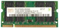 Оперативная память HYNIX 1ГБ DDR 333МГц PC2700S 200PIN SO-DIMM