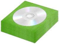 Диск DVD-R Ritek 4,7Gb 16x non-print (без покрытия) в бумажном конверте с окном, зеленый